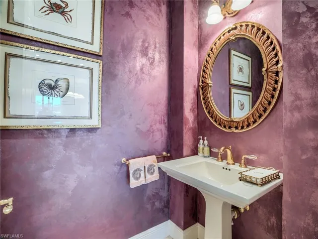 View of powder room