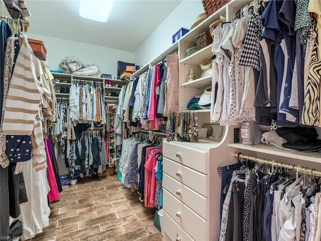 View of spacious closet