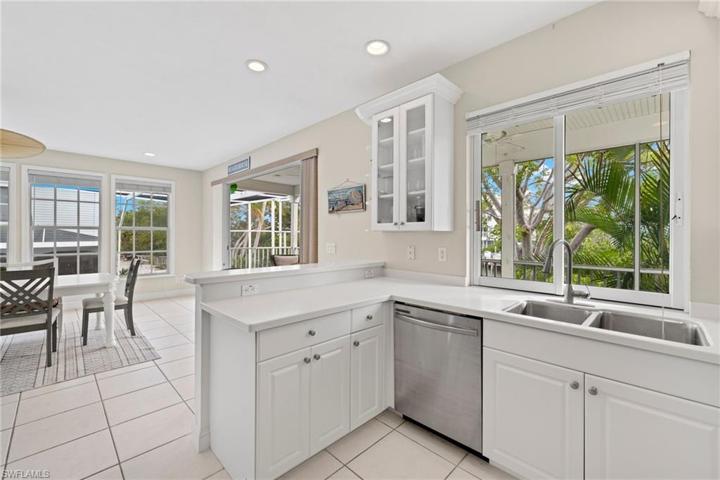 Kitchen w/ Pass Through Window to Porch