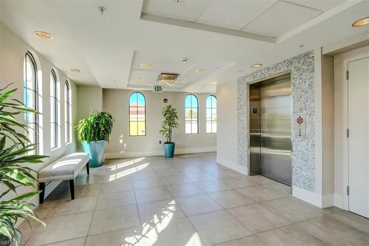 2nd Floor lobby with recessed lighting