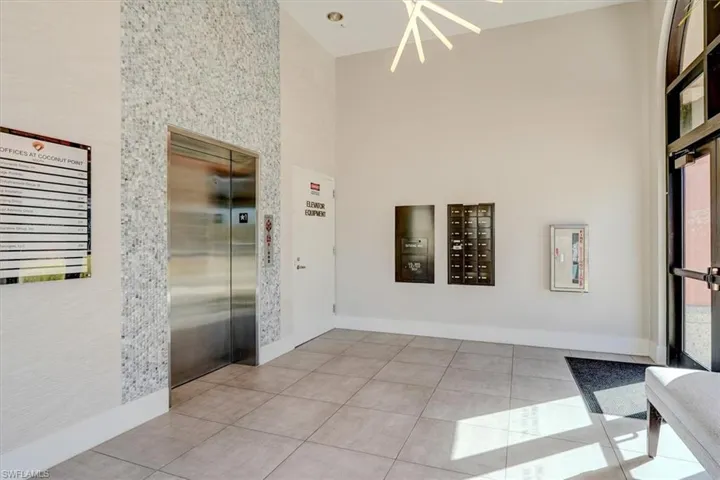 Entrance Lobby to elevator & mailboxes