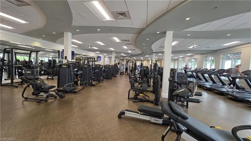 Workout area