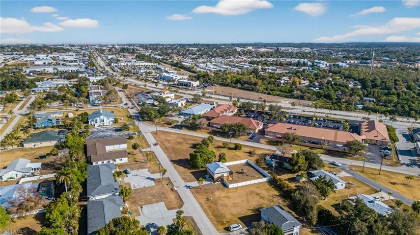Aerial view of property's location
