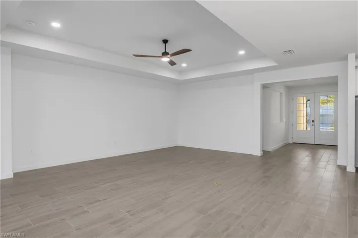 Added lighting and ceiling fans for your convenience and comfort.