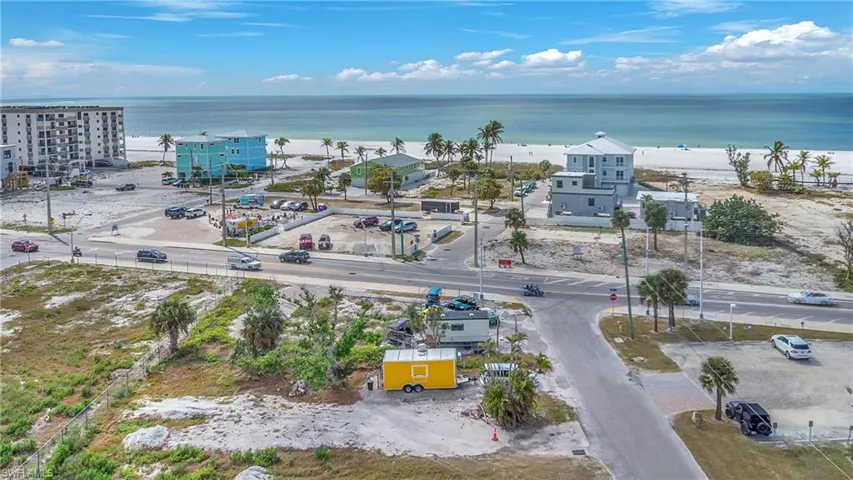 Bird's eye view of a large body of water