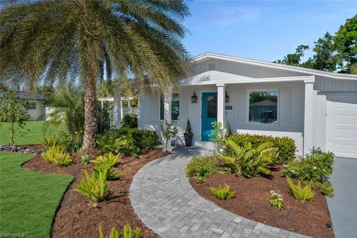 Welcoming front entrance