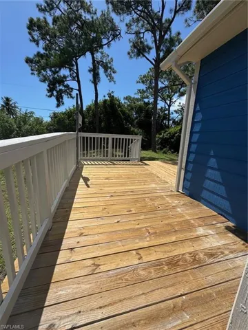 View of deck