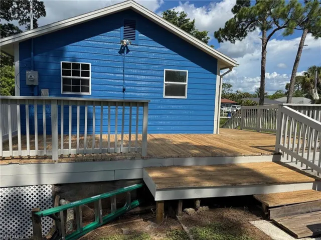 View of deck