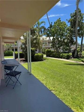 View of patio