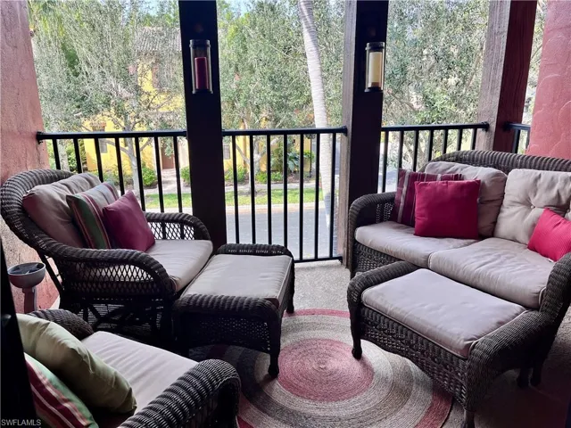 Open area balcony overlooking the preserve