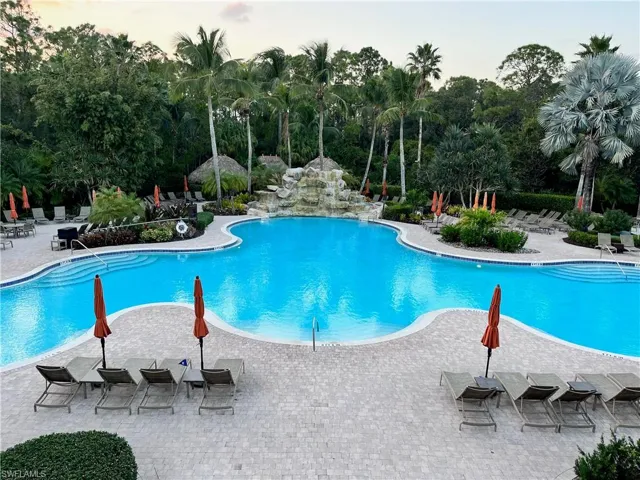Resort Style pool with pool service
