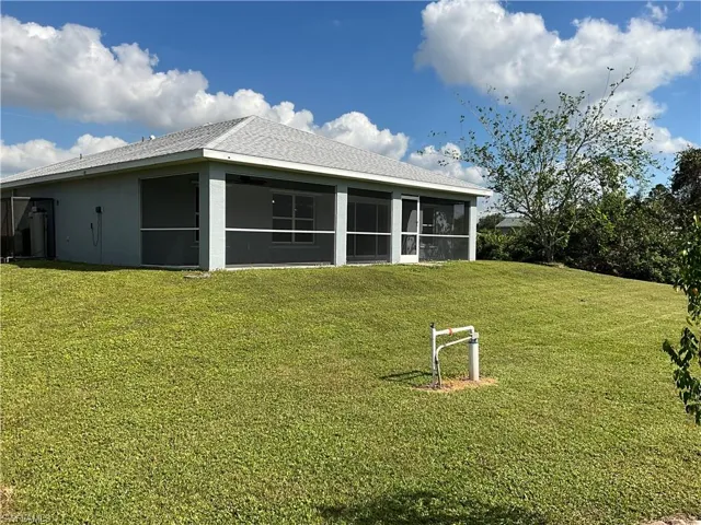Rear view of property