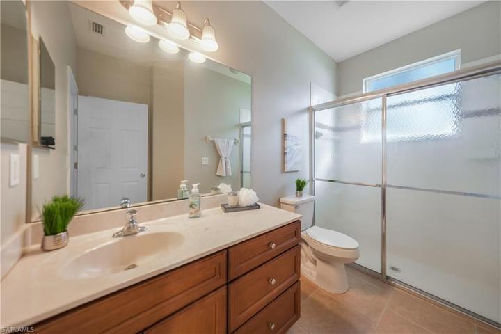 First Floor Full Bathroom - Attached walk in shower