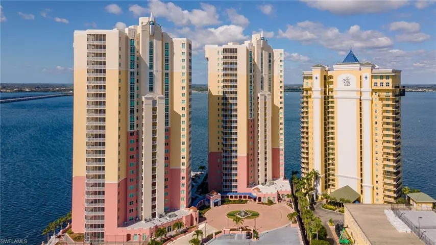 High-rise buildings featuring waterfront