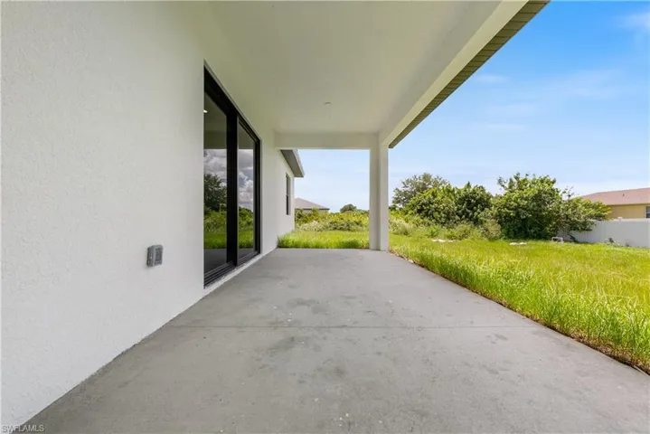 View of patio