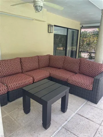 View of patio