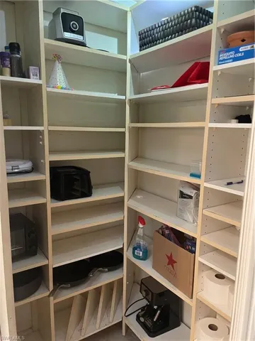 View of storage area