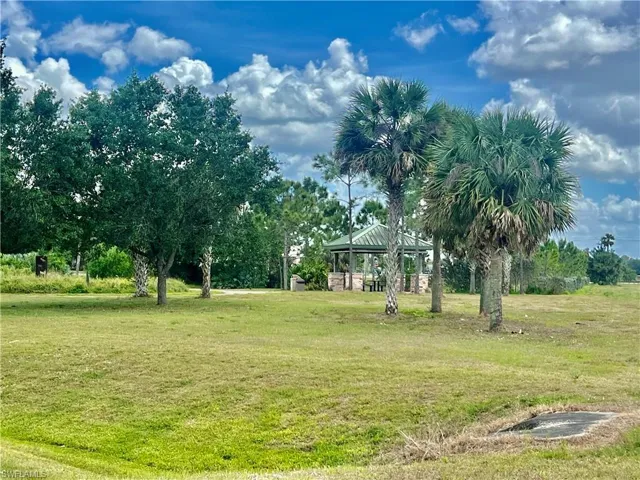 View of Trailhead Park from the backyard.