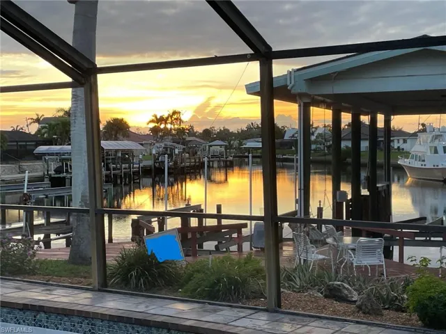 Morning view from kitchen