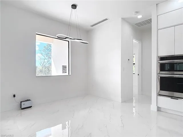 View of unfurnished dining area