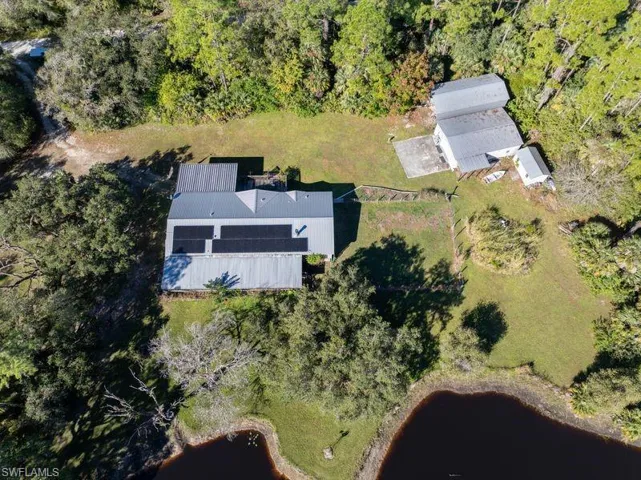 Aerial view of property's location