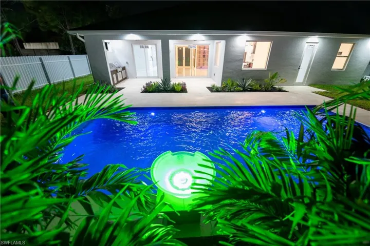 View of pool