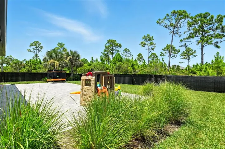 View of home's community featuring a fenced backyard