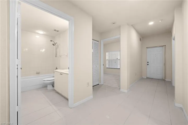 Guest bath & foyer