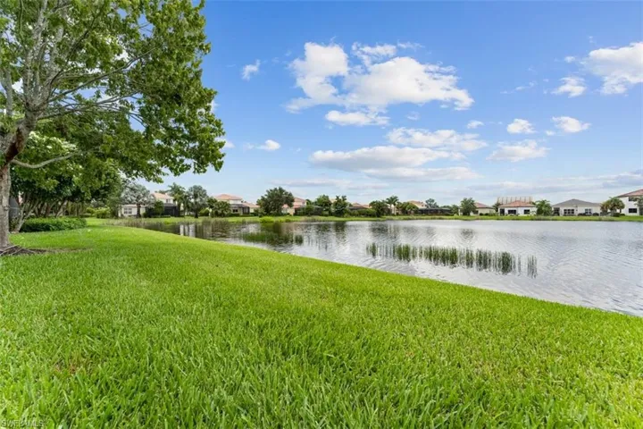 Water view back yard