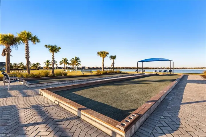 View of community featuring a water view