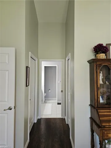 His and her closets in Master Bedroom