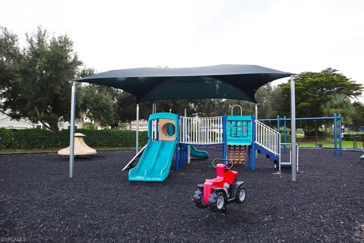 View of community jungle gym
