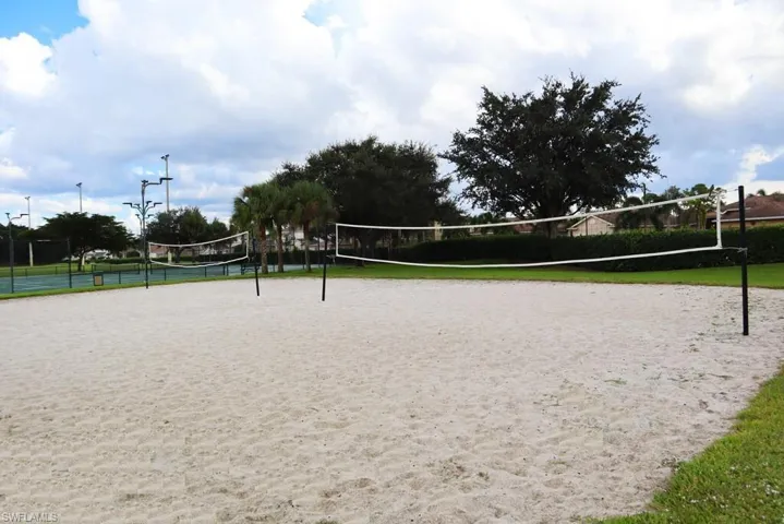 View of community with volleyball court