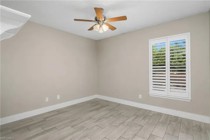 2nd Bedroom with Plantation Shutters
