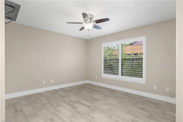 Master Bedroom with Plantation Shutters
