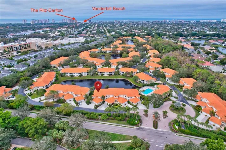 View of Vanderbilt Beach and Ritz Carlton