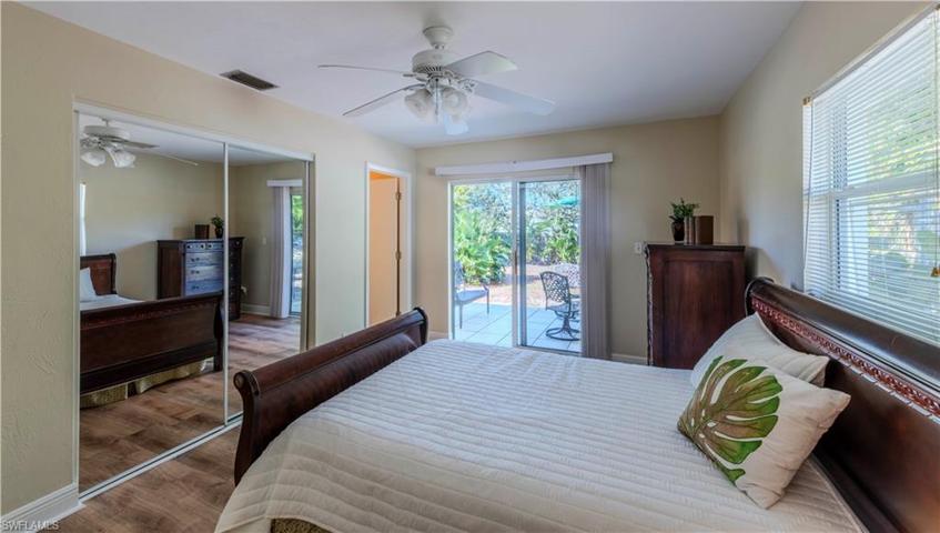 Opens to back patio