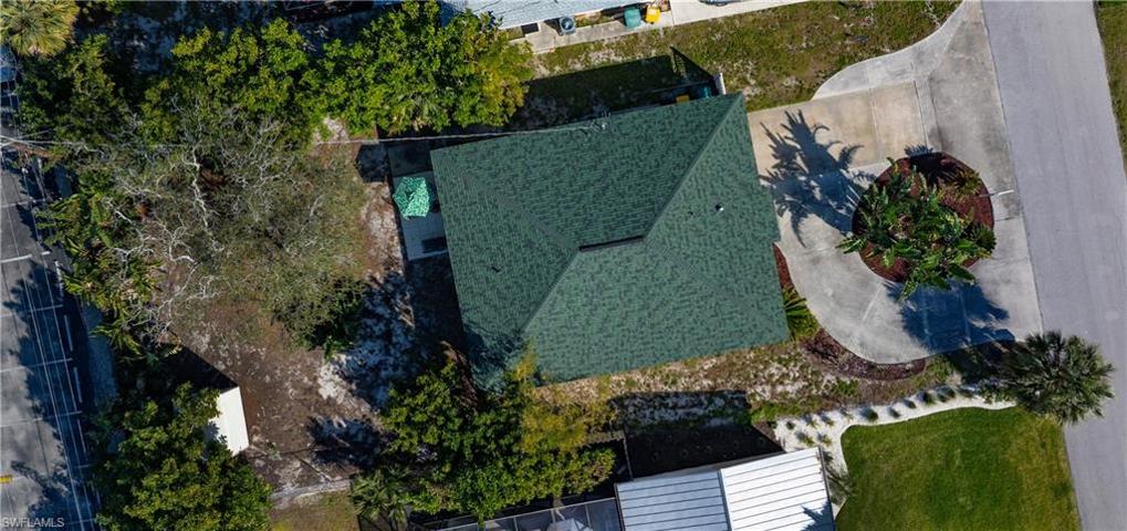 Aerial of lot