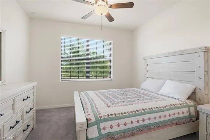 Guest bedroom 1 with queen sized bed
