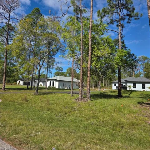 These three homes are recent newly built to the Left side of the lot