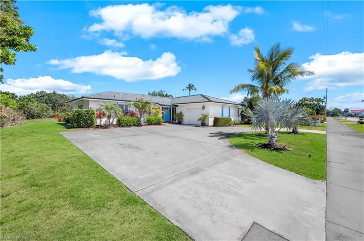 Ample parking with one car garage.