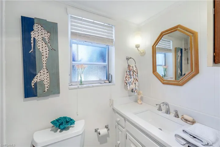 Master bath with walk in shower.