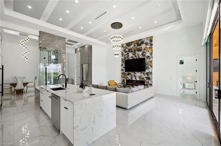 Kitchen and Living Room