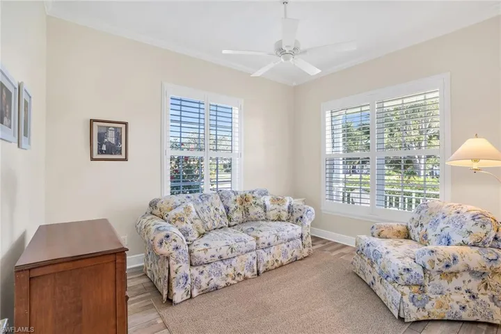 French doors and Plantation Shutters throughout home