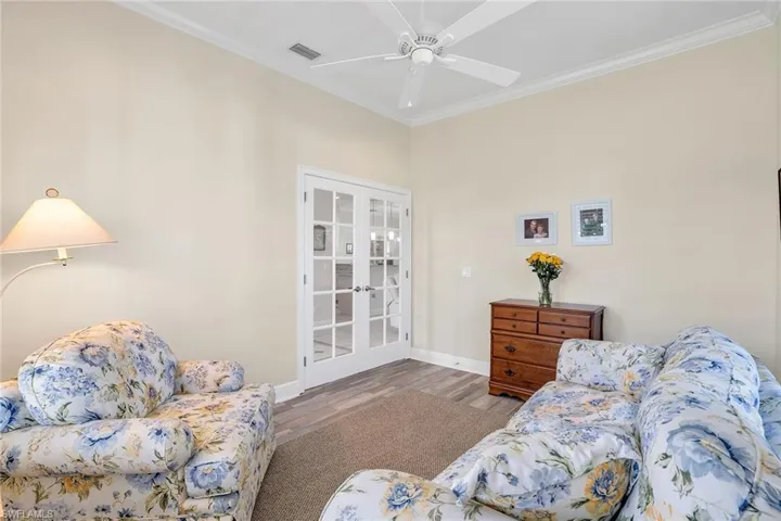 French doors and Plantation Shutters throughout home