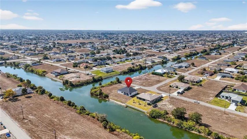 Southwest aerial view