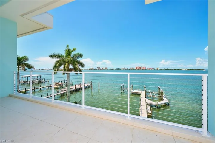 overlooking dock