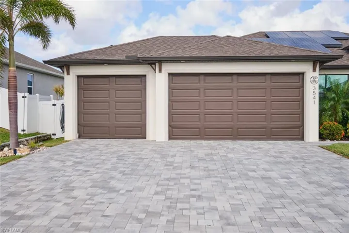 Three car garage
