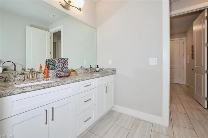 guest Bathroom featuring vanity