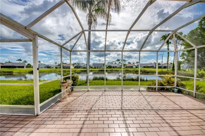 Large Screened Lanai.  This view speaks for itself!  Eastern Exposure and no Cart Path!